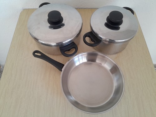3er set edelstahltöpfe mit - 3er-set:, 2