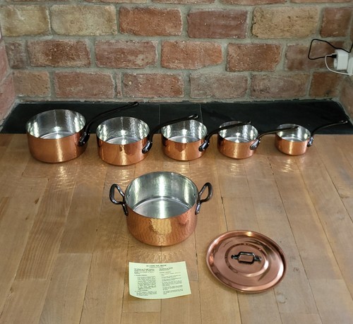 5er set kupfer töpfe - set,