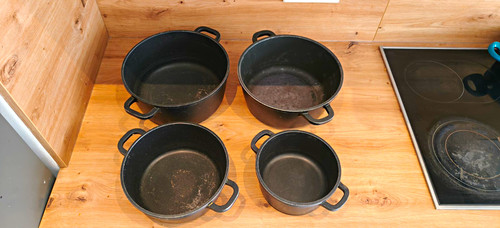 Teiliges topfset schwarz - topfset,