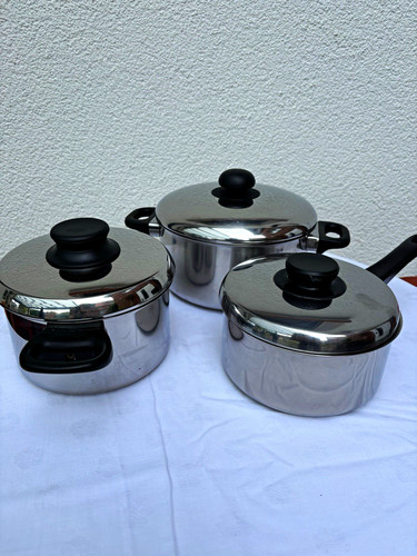 Edelstahl topfset teilig mit - topfset, 3-teilig