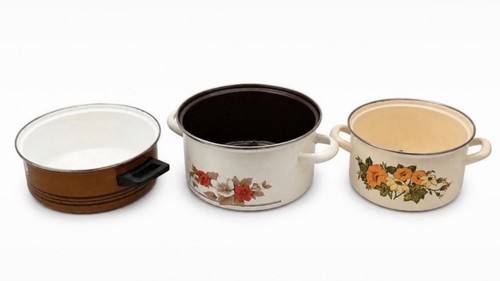 Tlg emaille kochtopf - 3-tlg., kochtopf-set