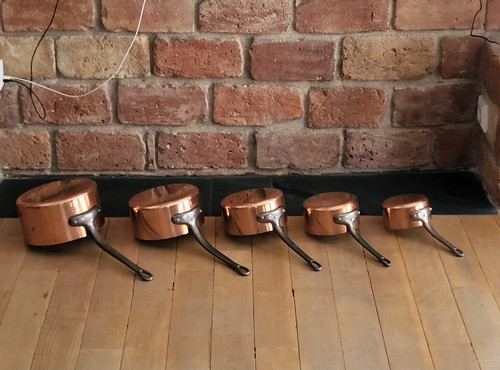 5er set kupfer töpfe - kupfer,