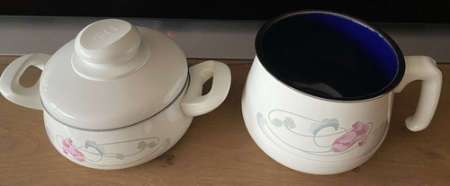 Silit emaille topfset vintage - silit,
