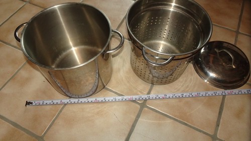 Koch set aus edelstahl - koch,