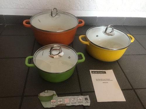 Aluminiumtöpfe tlg - aluminiumtöpfe, 3-​tlg
